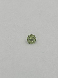 Демантоид круг 3,5мм., цвет (2), 0,20 ct
