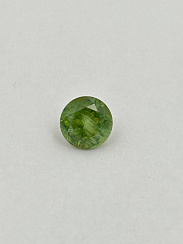 Демантоид круг 6,5мм., цвет (3), 1,23 ct