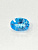 Кварц мистик овал 7х5мм конкейв голубой