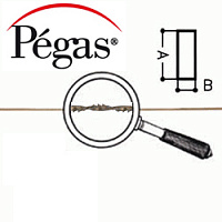 Пилки по воску PEGAS №8 (1,48мм.), дюжина
