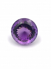 Аметист Бразильский круг 23,7мм португальская огранка 51.32ct