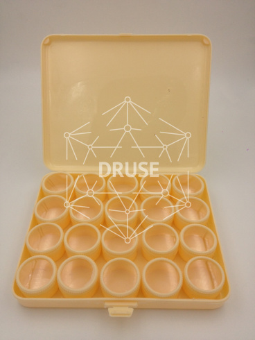 Бокс пластиковый с 20 контейнерами для камней