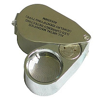 Лупа с подсветкой 10х-21мм.