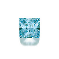 Шпинель аква квадрат 2х2мм Swarovski