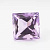 Аметист квадрат 6х6мм св каре