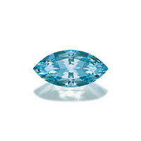 Шпинель аква маркиз 7х3,5мм Swarovski