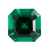 Изумруд синтетический октагон 13х13мм