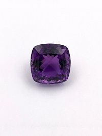 Аметист Бразильский антик 14,83х14,85мм 23,35ct